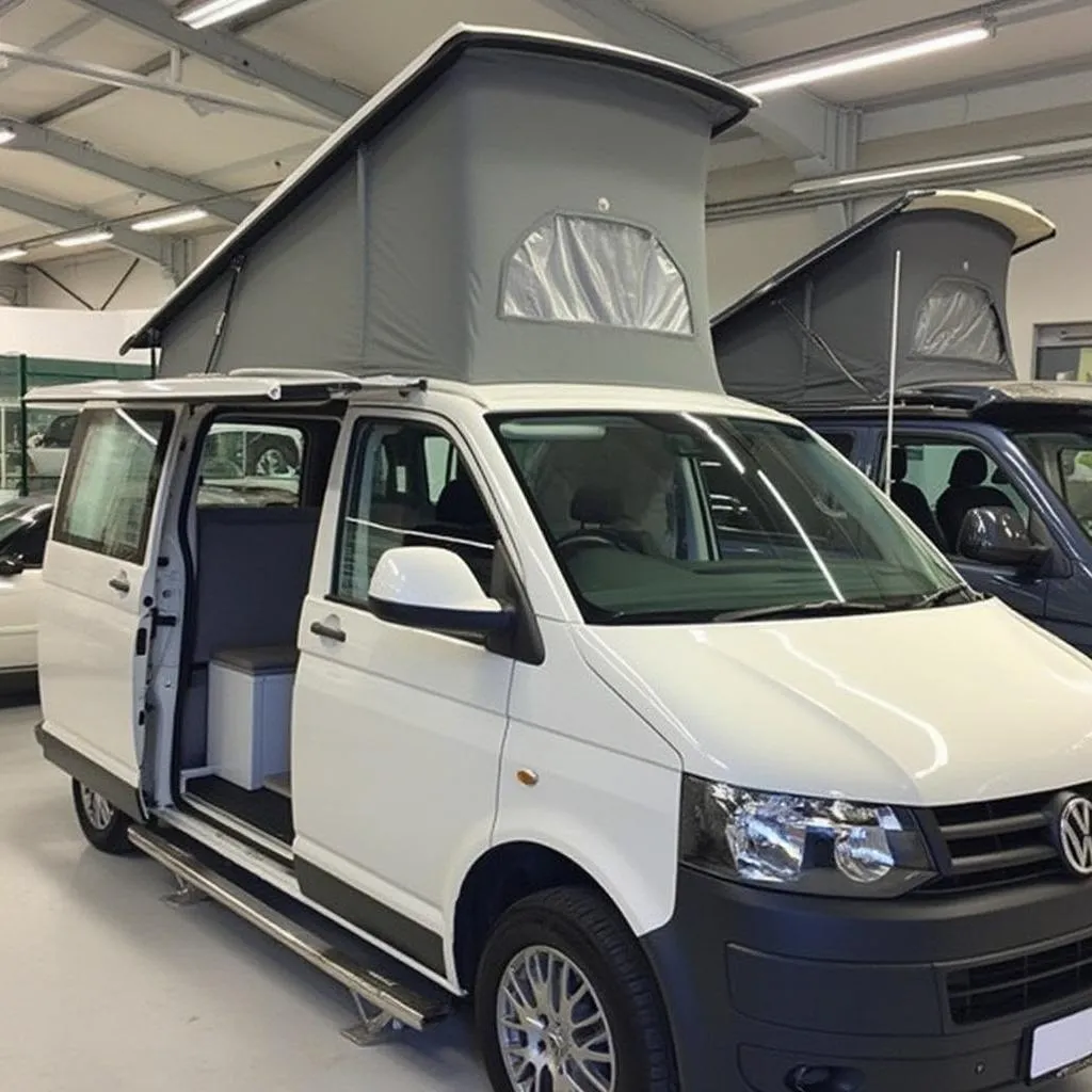 Showroom de campers terminados