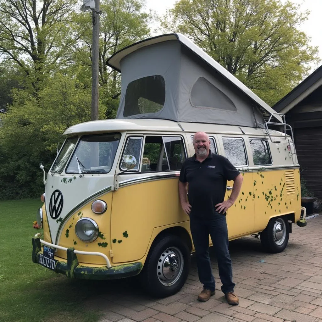 Cliente satisfecho con camper VW