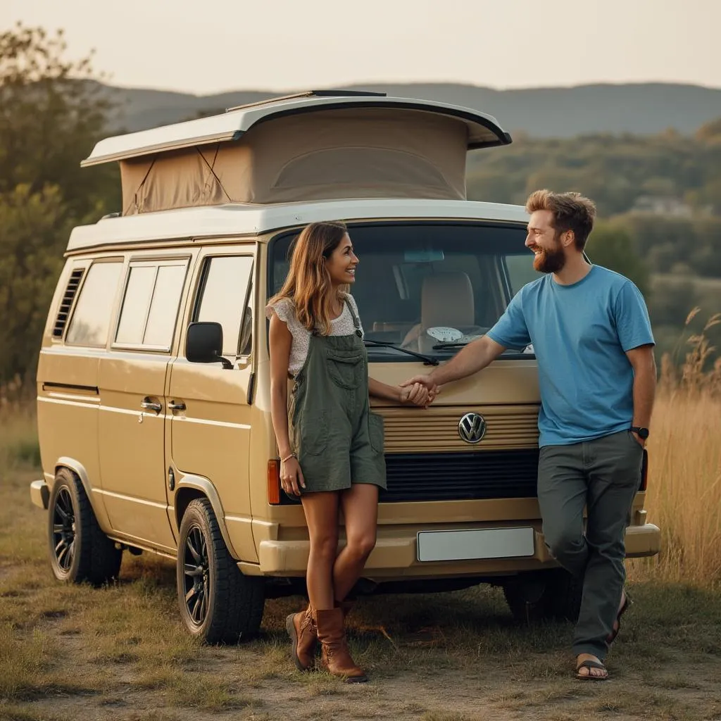 Cliente satisfecho con camper VW